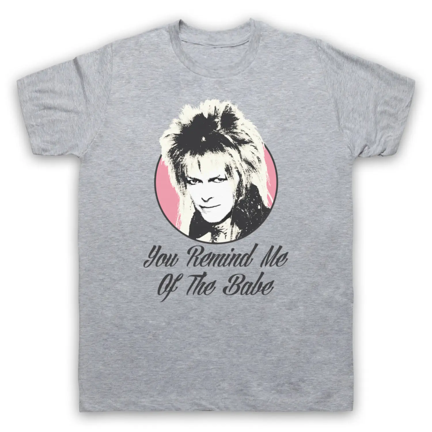 Гоблинский король неформальный лабиринт 80 BOWIE BABE футболка для взрослых и детей