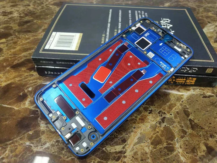 Сменные детали с наклейками для Honor 8X передняя панель ЖК дисплея рамкой Huawei