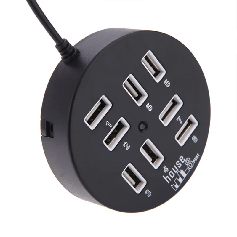 Micro usb хаб 8 Порты высокое Скорость 2 0 Hub адаптер multi USB Совместимость мини