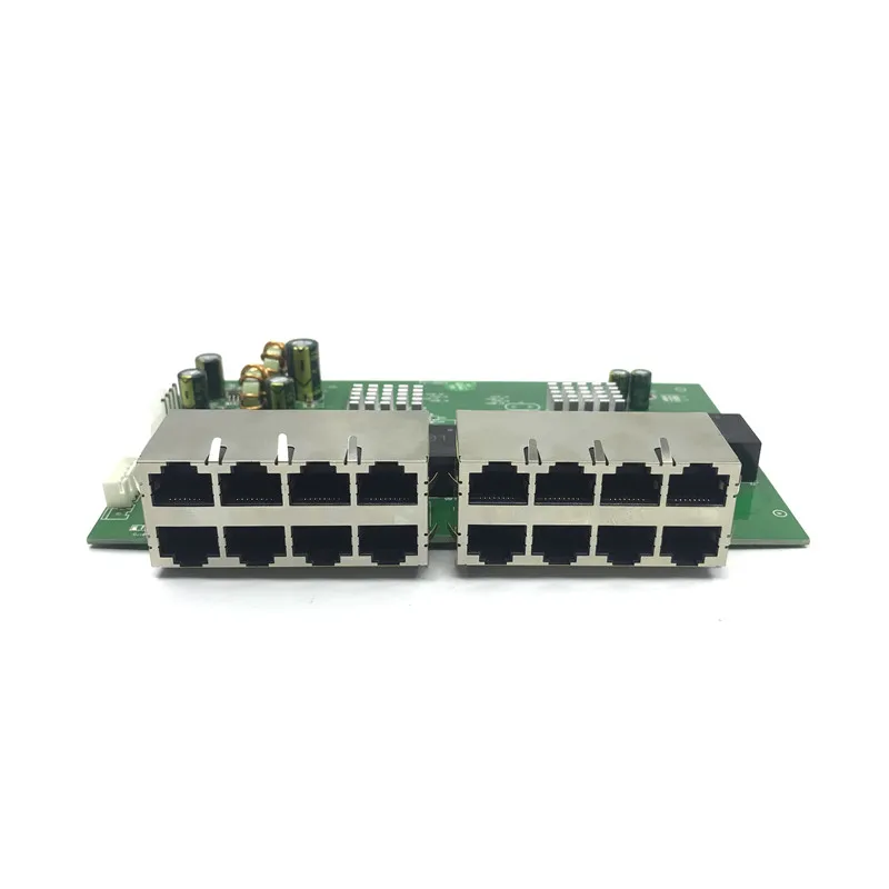 OEM новая модель 16 портов гигабитный коммутатор Настольный RJ45 Ethernet 10/100/1000 Мбит/с Lan