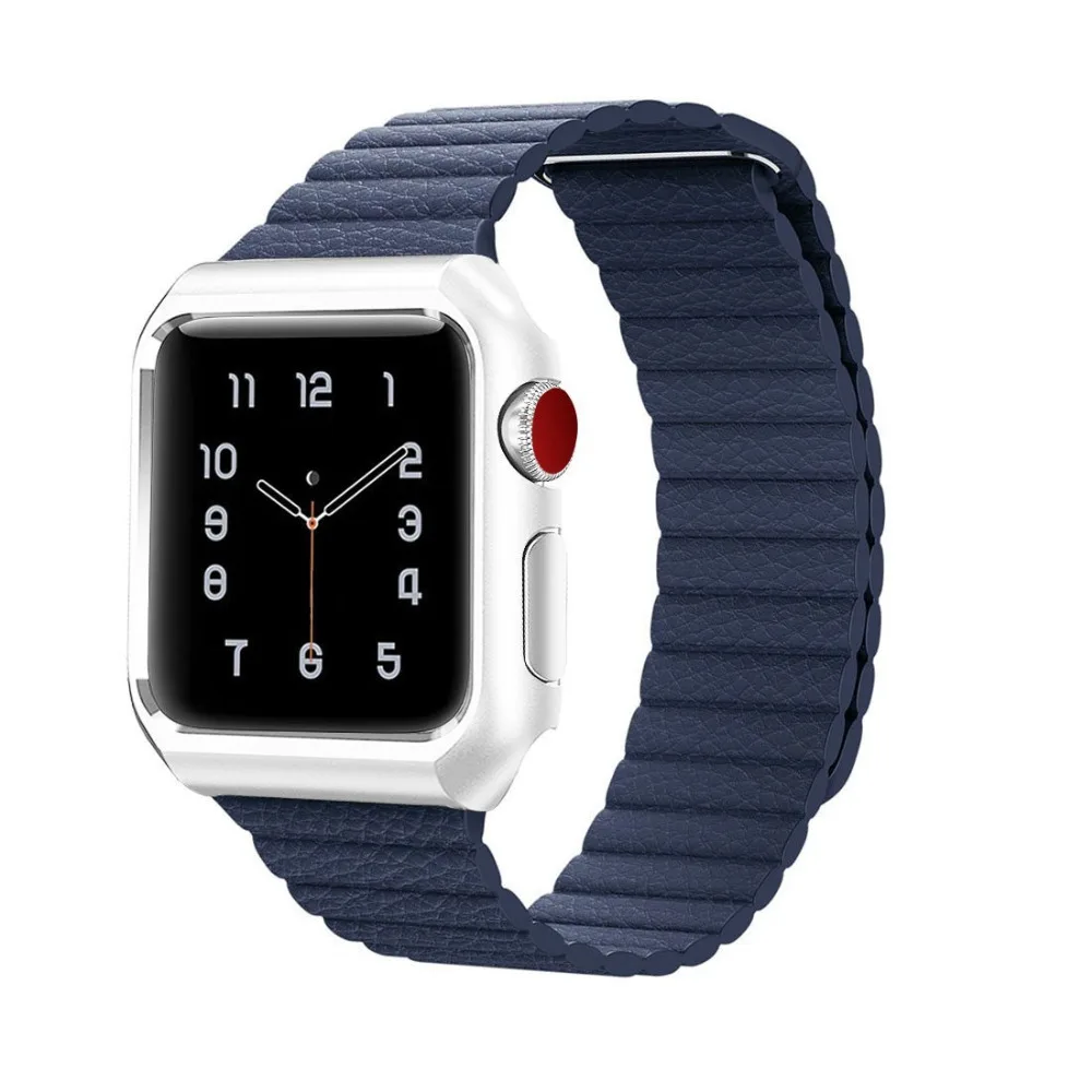 Ремешок для часов из натуральной кожи Apple Watch браслет 42 мм 38 подходит iwatch серии 3 2 1
