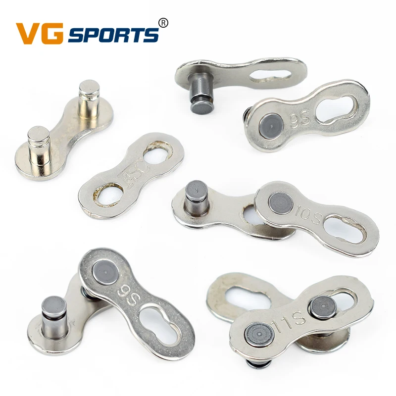 1 Pair Bike Chain Magic Buckle Connector 11S Mountain Bicycle for 6/7/8/9/10 Speed Quick Link Repair Tool | Спорт и развлечения