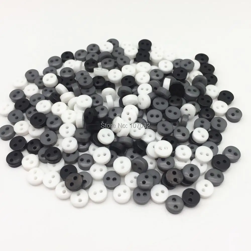 1000 шт. миниатюрные пуговицы из смолы с 2 отверстиями | Дом и сад