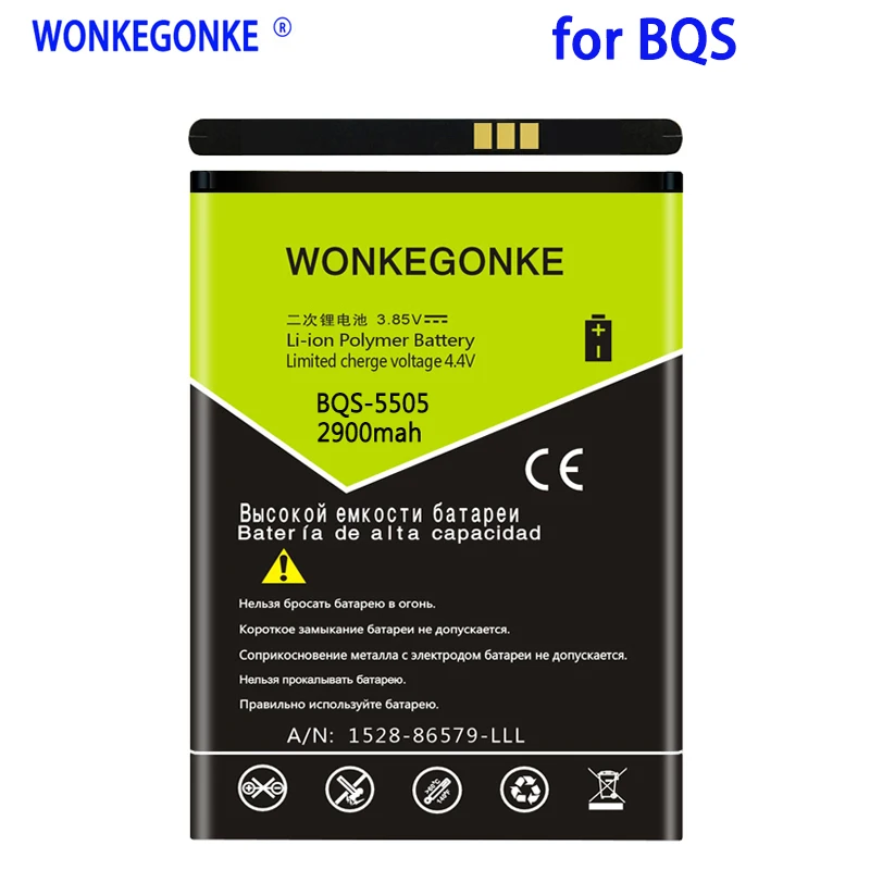 WONKEGONKE 2900 мАч для Oukitel U7 Pro BQ BQS-5505 Amsterdam / BRAVIS A551 Atlas мобильный телефон аккумулятор |