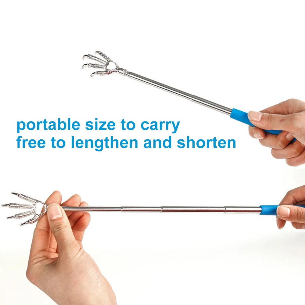 Телескопическая назад царапин массажер 22 58 см регулируемая руки коготь