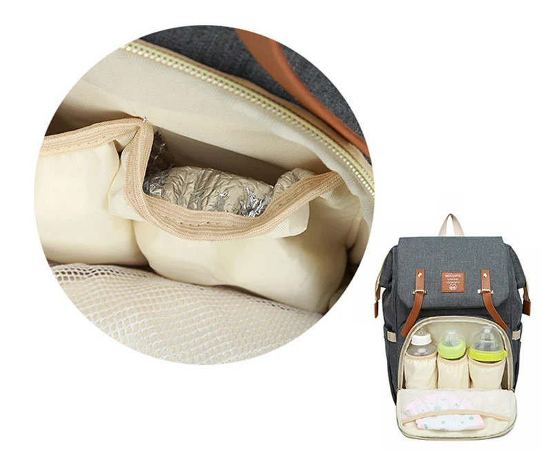 Baby Diaper Bag Backpack Mummy Daddy USB Backpack Stroller Nappy Bag Waterproof Oxford Handbag Nursing Bags Kits Maternity Bags