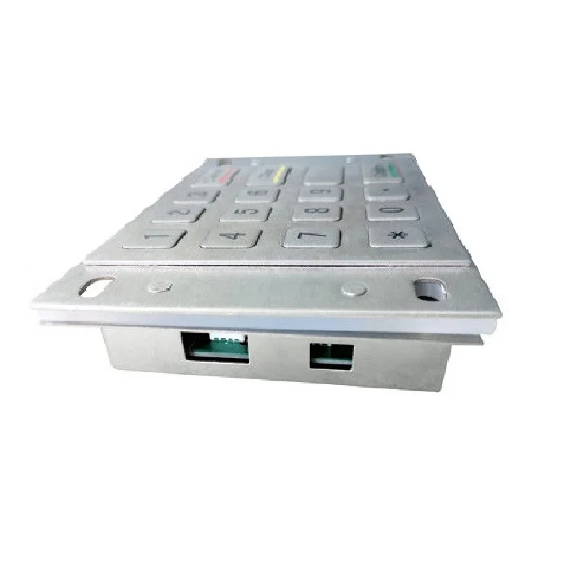 Пыли Металл Usb клавиатура с 4x4 Матрица и Flush ключи, водонепроницаемый IP65 промышленные из нержавеющей стали 16 клавиш цифровой клавиатуры