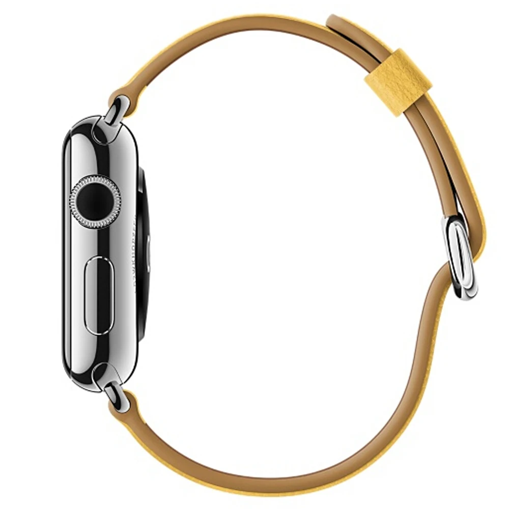 Joyzoy для наручных часов iwatch серии пояса 4/3/2/1 натуральная кожа запястья кожаный браслет, ремешок для наручных часов Apple Watch, ремешок в одиночку 38 мм 42 мм 40 мм 44