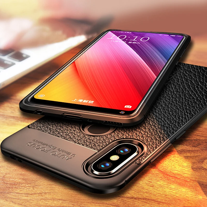 Для Xiaomi mi 8/mi Max 3 Чехол кожаный Стильный чехол прочный ТПУ чехол для телефона для Xiaomi mi 8 mi Max3 чехол Полная защита бампер