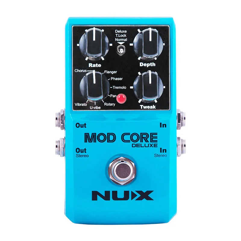 

NUX MOD CORE DELUXE Guitar Effect Pedal 8 Modulation Effects Preset Tone Lock Guitarra Multi-Modulation Pedal Guitar Accessories