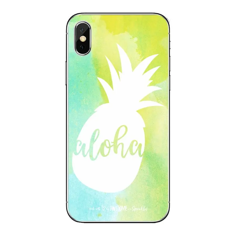 Aloha Summer Stripes Soft Transparent Shell Covers For Xiaomi Redmi 4X S2 3S Note 3 4 5 6 6A Por Pocophone F1 Mi |