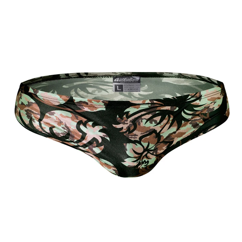 Купальник мужской нейлоновый с заниженной талией пикантный пляжный купальник