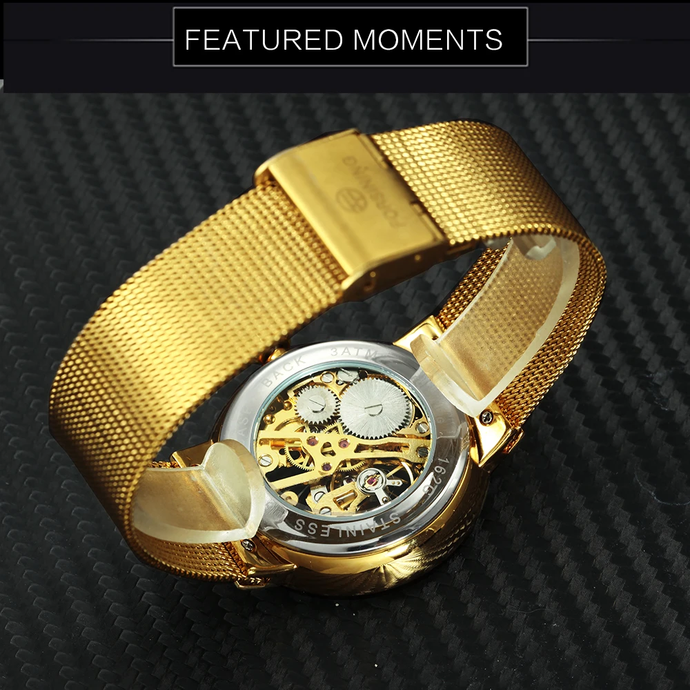 Часы скелетоны FORSINING мужские ультратонкие брендовые Роскошные модные наручные