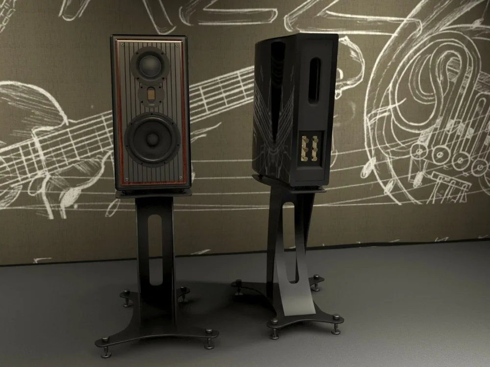 B-001 3-Way-3-Driver " Midwoofer книжные Полочные колонки Mundorf/SCAN-SPEAK твитер SCAN-SPEAK НЧ-динамик без подставки
