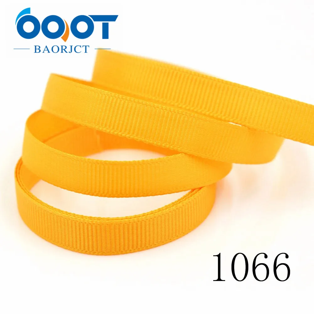 OOOT BAORJCT 181010 10 ярдов/партия, 125 цветов s можно выбрать 10 мм одноцветные корсажные ленты, Подарочная упаковка DIY материалы ручной работы - Цвет: 1066