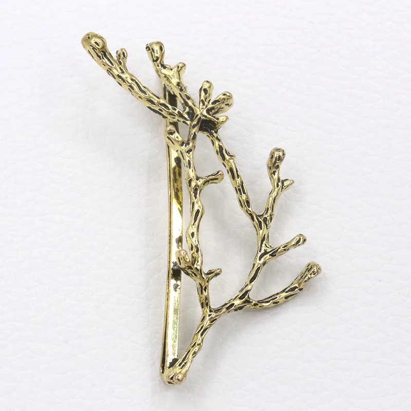 Женская заколка для волос с бронзовым и серебряным покрытием | Украшения