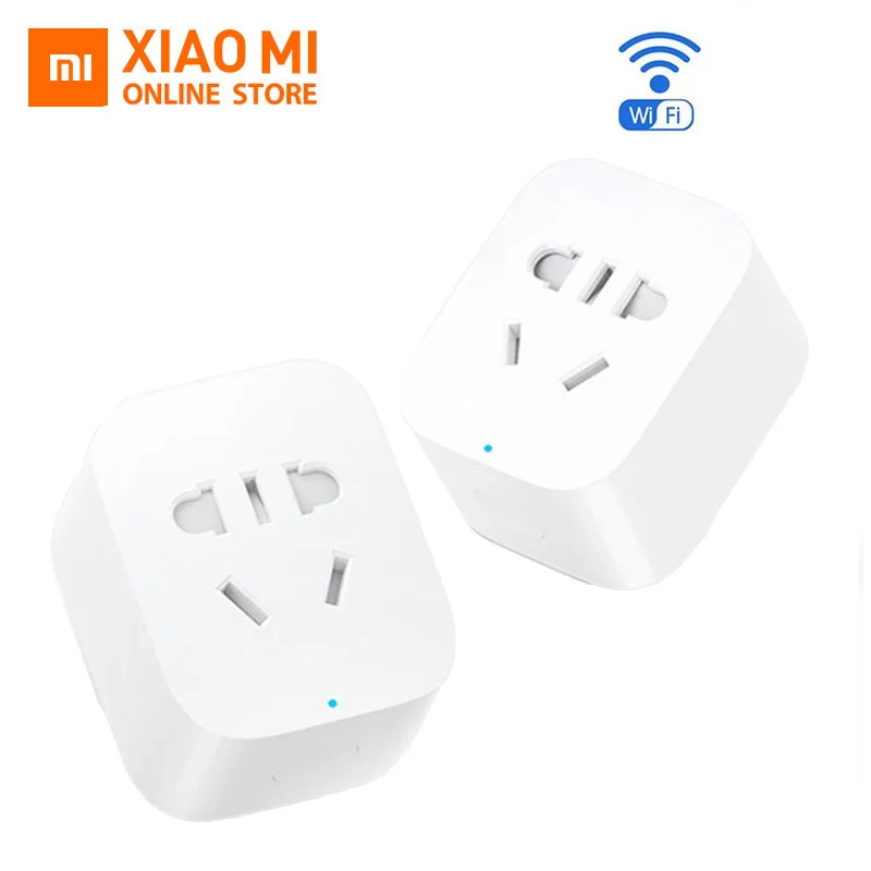 Оригинальная умная розетка Xiaomi, зарядное устройство, базовое приложение Wi-Fi, беспроводной пульт дистанционного управления, ЕС, США, Великобритания, AU, розетка, адаптер, включение и выключение питания с телефоном