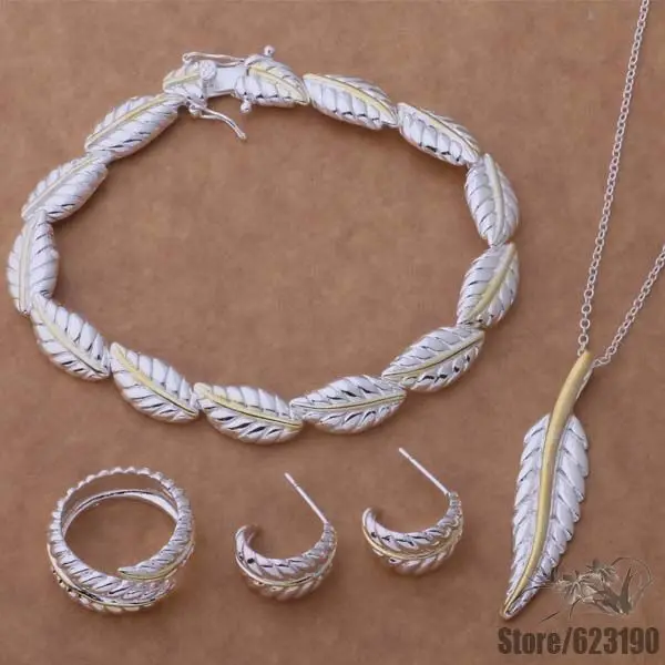 Комплект украшений AS132 с серебряным покрытием, набор модных украшений/fvjaomqa hhvapzca