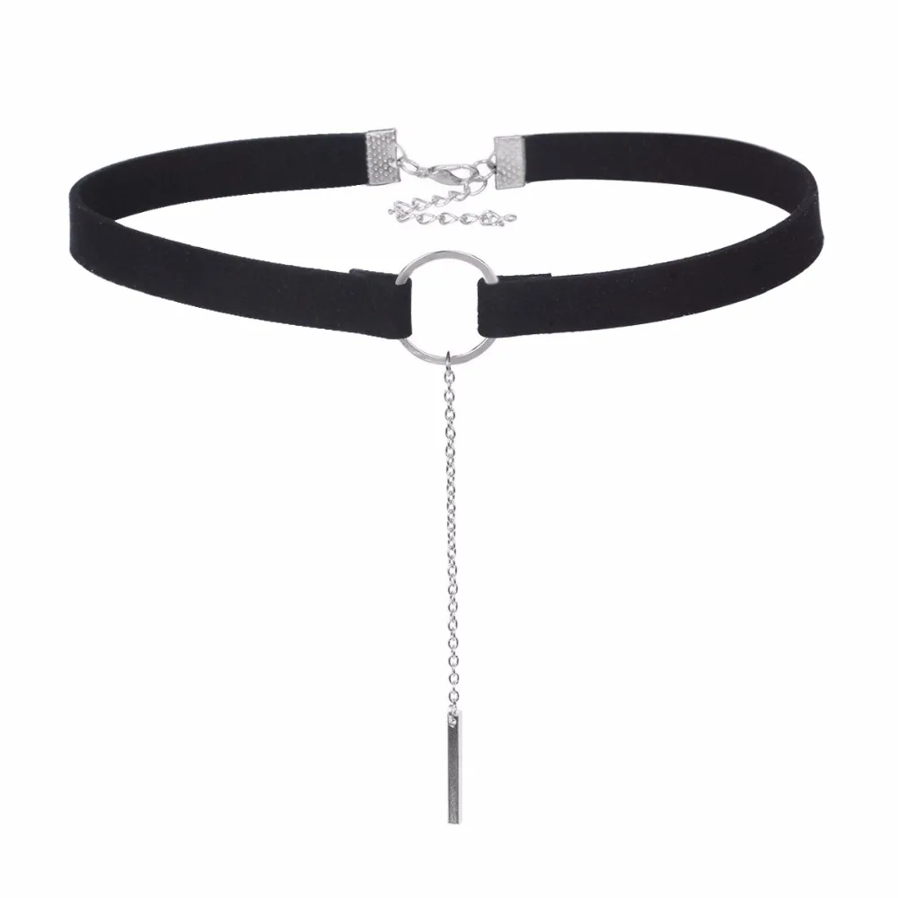 Ожерелье-чокер NR3501 ожерелье с подвеской до 10 см регулируемый воротник стильное