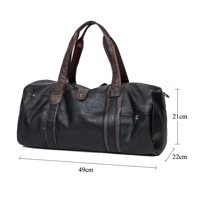 Aosbos спортивная сумка из искусственной кожи для мужчин и женщин вместительные