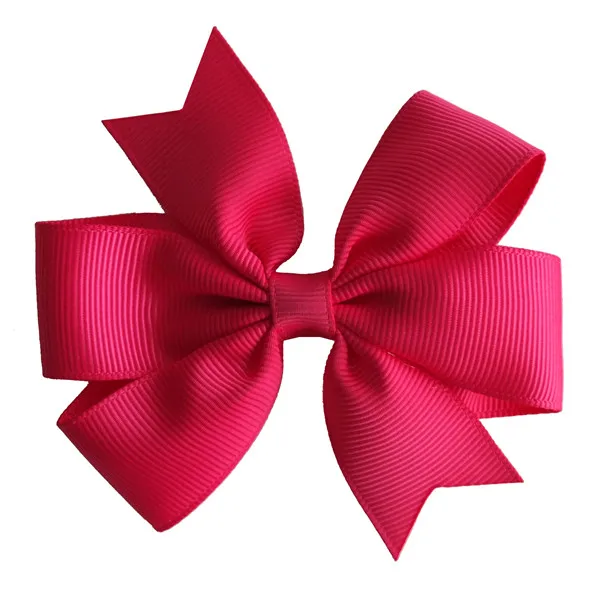 175 Shocking Pink 2 шт. Детские волосы для девочек лук 3,5 ''оплетенный обруч для волос заколки для волос аксессуары Головные уборы Бутик Grosgrain ласточкин хвост Луки заколки - Цвет: 175 Shocking Pink