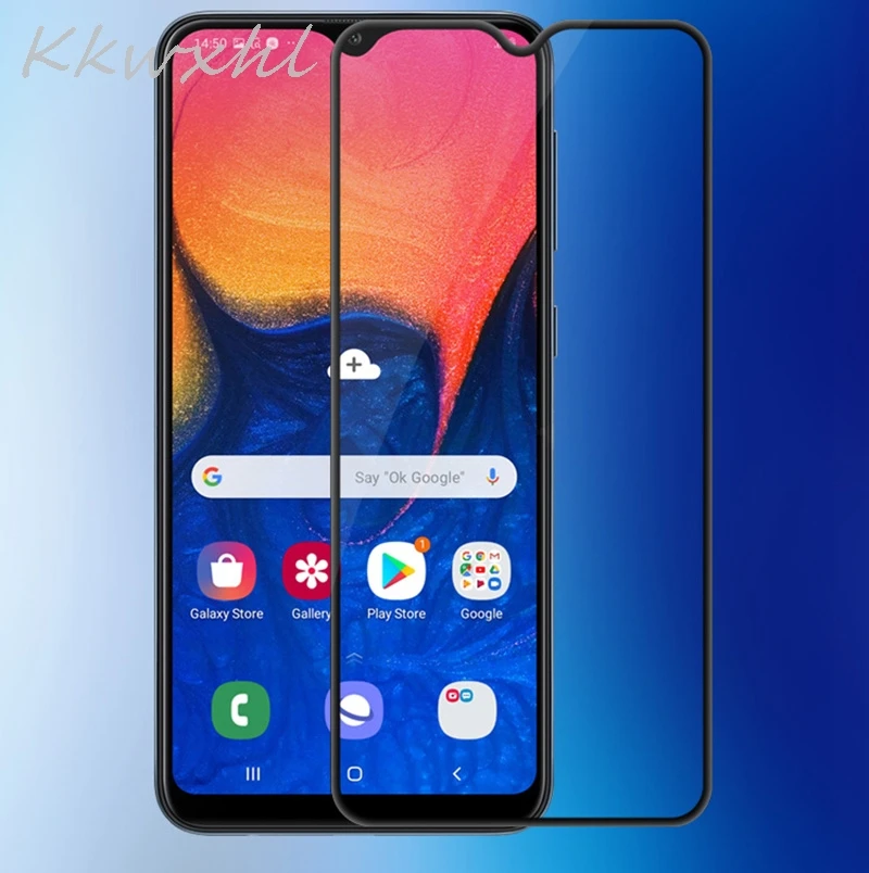 Закаленное стекло для Samsung Galaxy A10 пленка A30 полное клеевое Защитное A50|Защитные