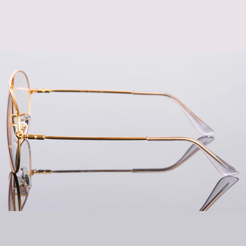 Золотая оправа для очков женщин и мужчин компьютерные оптические очки