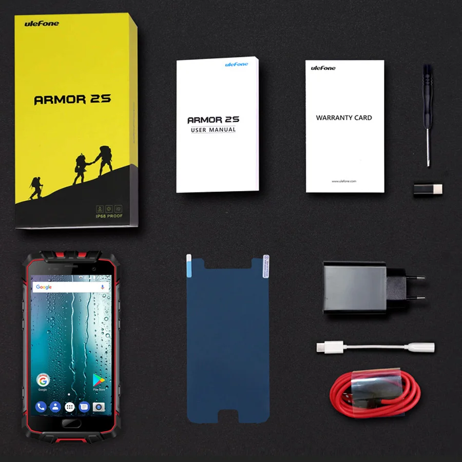 Оригинальный Ulefone Armor 2S 4G LTE мобильный телефон 2 Гб ОЗУ 16 ПЗУ Android 7 0 MT6737T