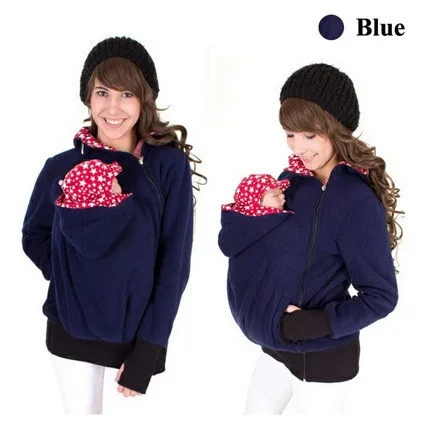 Куртка кенгуру с капюшоном высокое качество 2 в 1 зимнее пальто для беременных