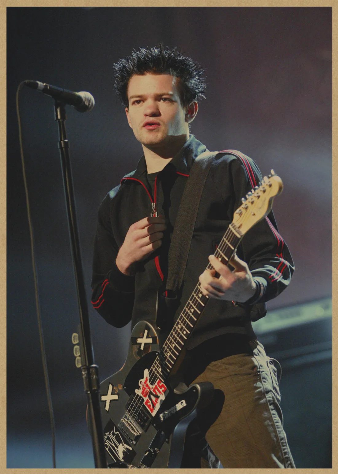 Популярный винтажный постер Sum 41 ретро из крафт бумаги с рисунком музыкальной