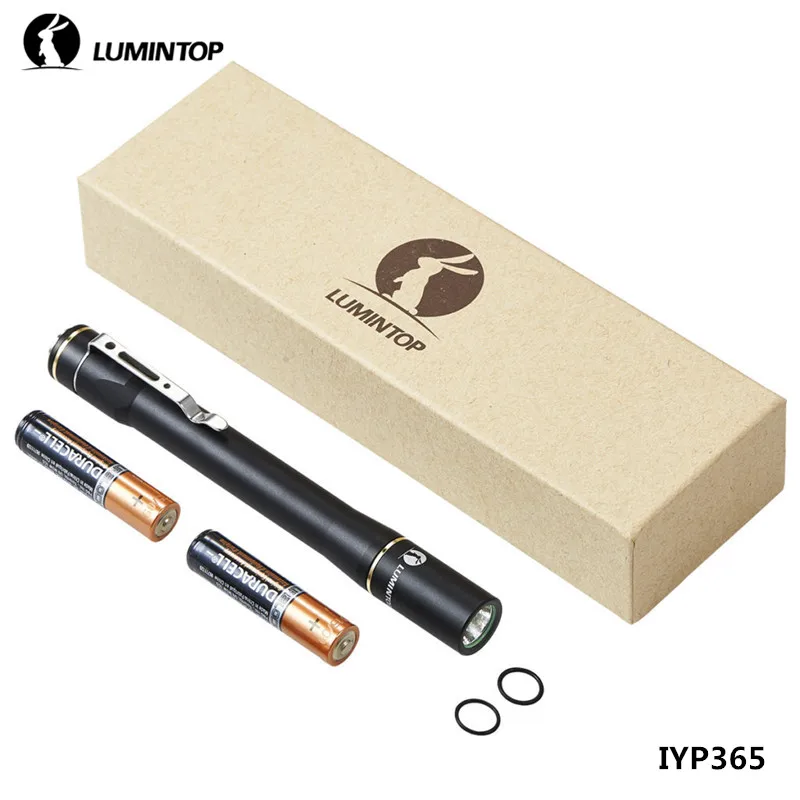 Lumintop IY365 2 шт. AAA ручка фонарик из алюминиевого сплава Nichia High CRI EDC Penlight поворотная