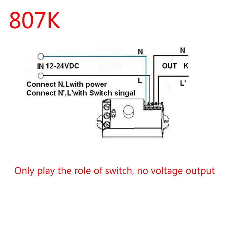 DC 12V модуль переключателя человеческого датчика микроволновый радиолокационный