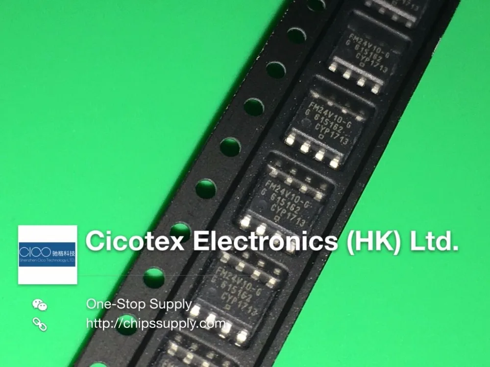 

FRAM 1 Мбит/с, 3,4 МГц, 8SOIC, FM24V10G