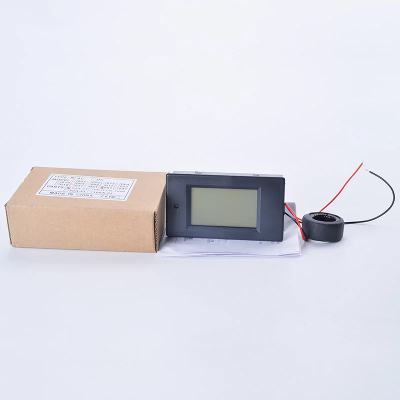 Цифровой ЖК-дисплей измеритель напряжения переменного тока AC80-260V 20A 100A Вольтметр Амперметр Напряжение Ток мощность энергии мультиметр Панель тестер