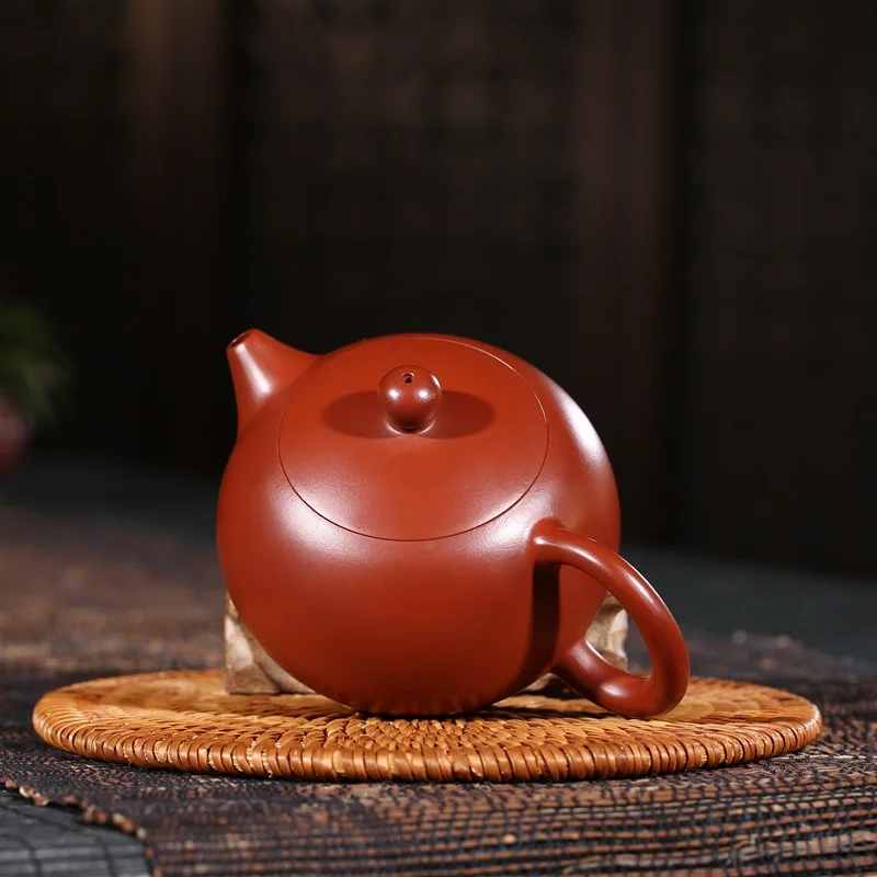 Фиолетовый чайник 260 мл Исин известная ручная работа Dahongpao с шариковым отверстием Xi Shi горшок гладкая вода питьевая утварь WSHYUFEI