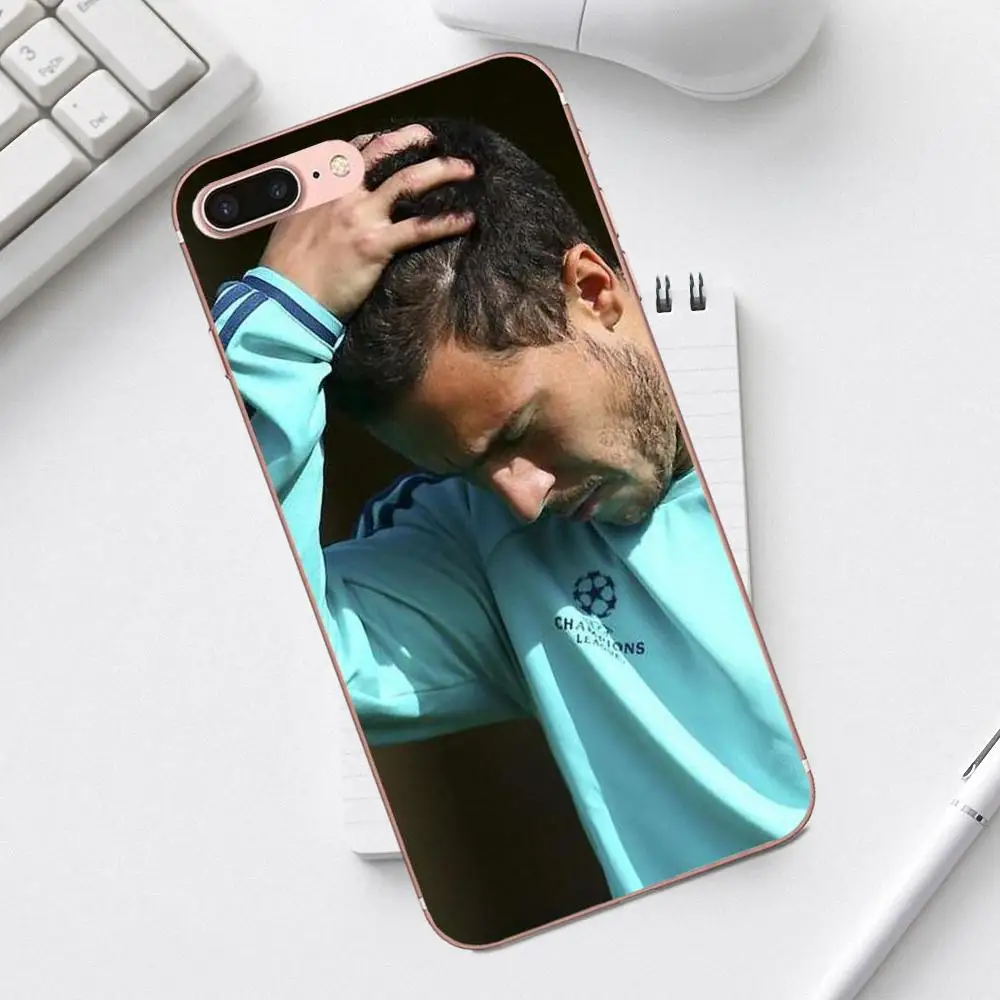 Qdowpz рисунок ТПУ для iPhone 4 4S 5 5C SE 6 6S 7 8 Plus X XS Max XR Galaxy A3 A5 J1 J3 J5 J7 2017 Популярные Eden Hazard 10 |