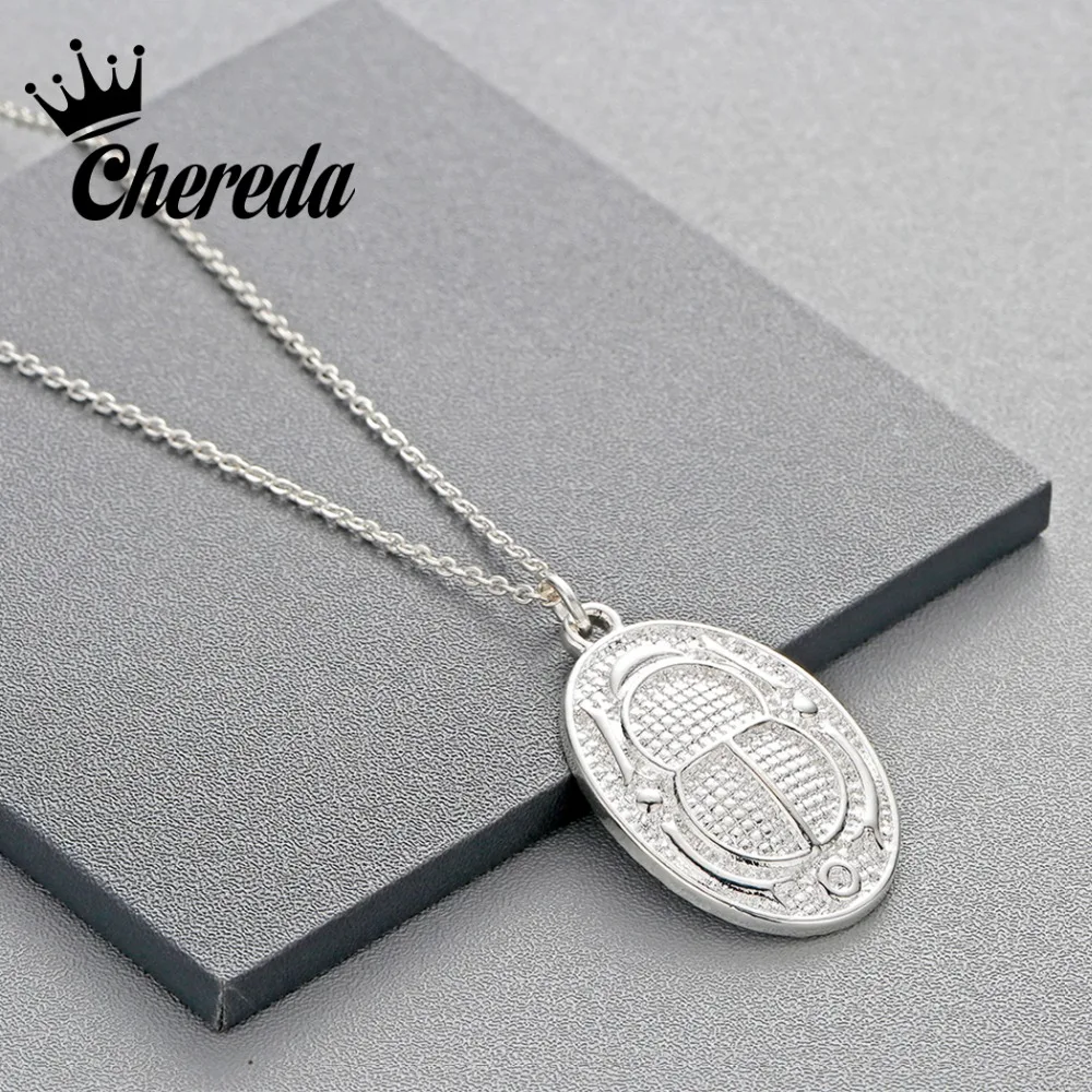 Chereda очаровательное серебряное золотое ожерелье для женщин древний Египетский