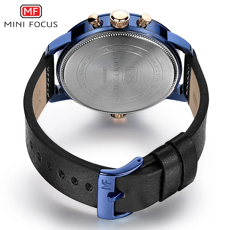 MINIFOCUS Мужские кварцевые часы Топ люксовый бренд спортивные хронограф военный