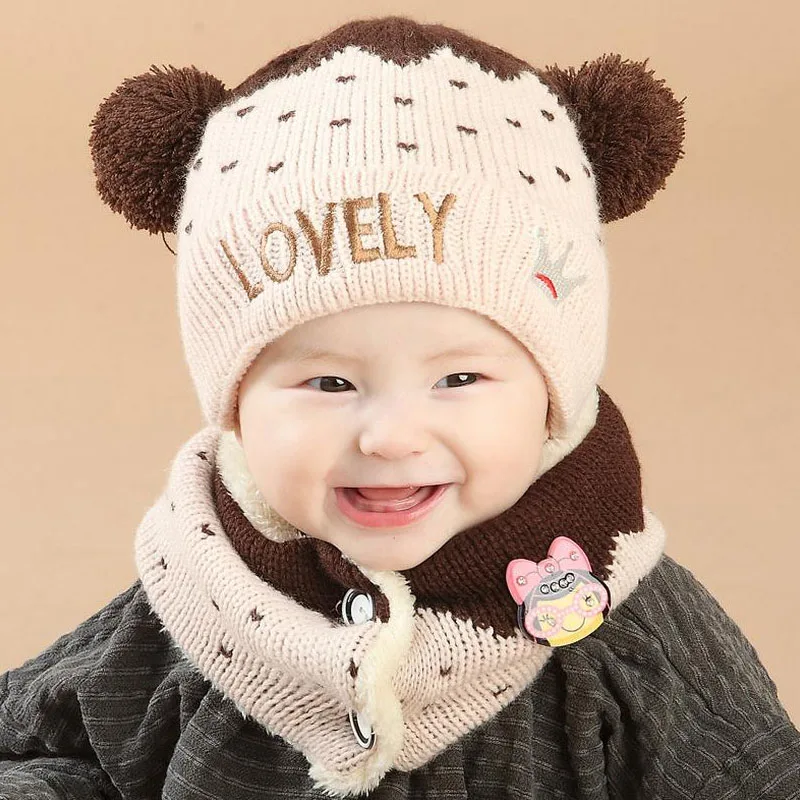 2 шт. детские вязаные шапки с шарфом и шапкой на возраст 6 3 года|scarf hat set|hat setscarf |