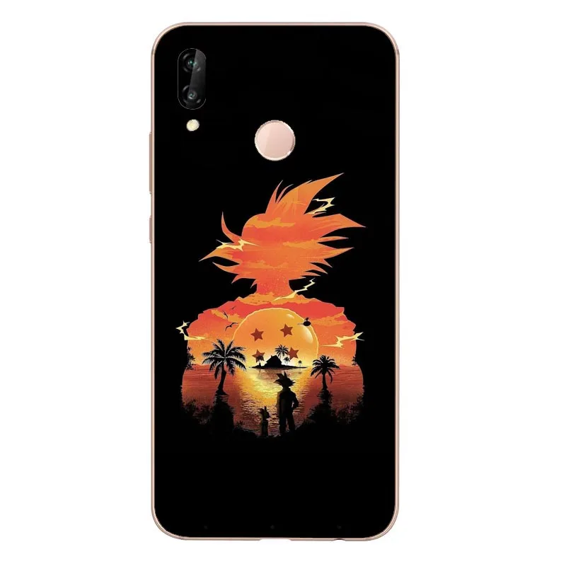 Прозрачный мягкий силиконовый чехол Dragon Ball Son Goku для Huawei P8L P20L P20LITE P30 Mate 8 9 10 20Por