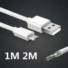 Кабель Micro USB для Samsung Galaxy S3 S4 S5 Mini S6 Edge Plus, длинный зарядный кабель для синхронизации и передачи данных, 1 м, 2 м