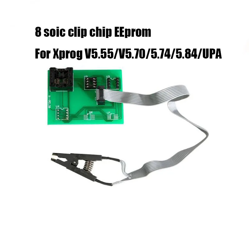 soic8 clip chip eepr Топ продаж XPROG-M 5,74 X Prog M Box V5.55 Авто ECU чип Тюнинг программист Xprogm 5,84 Xprog 5,55 Xprog5.55 лучше, чем xprog5.50 - Цвет: soic8 clip chip eepr