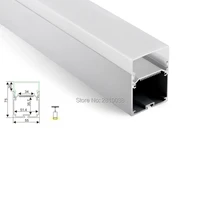 10x 1m setslot new arrival aluminum profile led and 55x75 alu led profile for pendant or suspension lamps