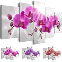 abstract flowers home decor orchid flowers decorative oil painting on canvas wall art flower pictures for living roomno frame