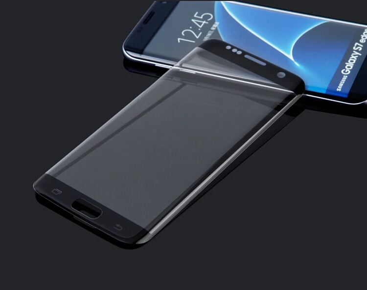3D полное покрытие закаленное стекло на Samsung Galaxy S7 edge Защитная пленка для экрана S6