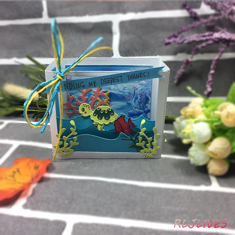 Металлические трафареты для аквариума и черепахи рукоделия фотоальбом