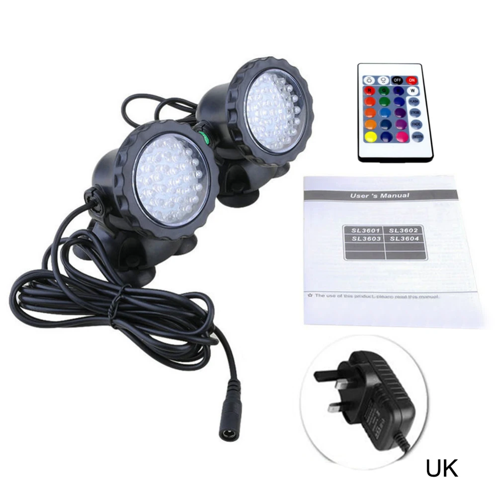 7 цветов 3 5 Вт AC/DC 12V RGB светодиодный подводная подсветка для фонтана бассейн пруд