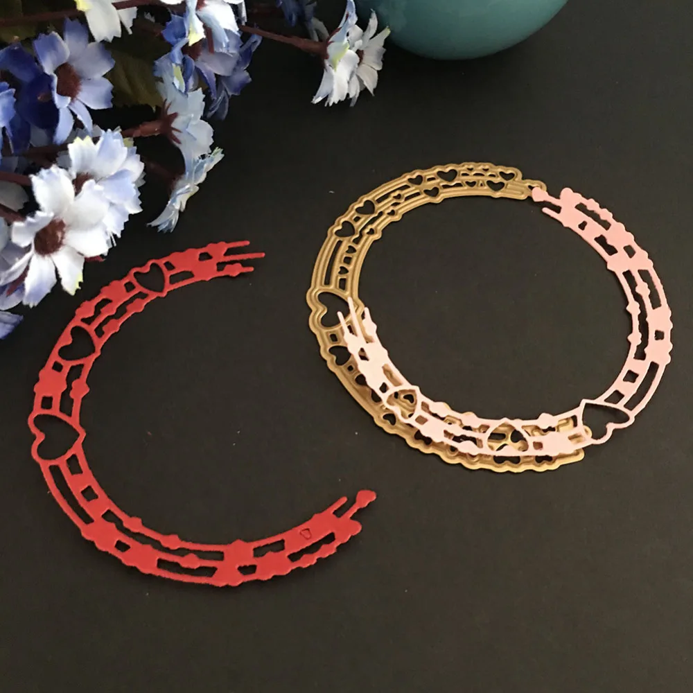 SCD074 любовь кружева металла резки штампы для трафареты скрапбукинга карточки