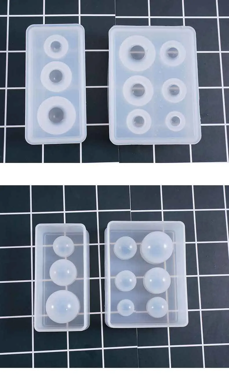 Прозрачная силиконовая форма 1 шт. декоративное ремесло из смолы сделай сам 3/6