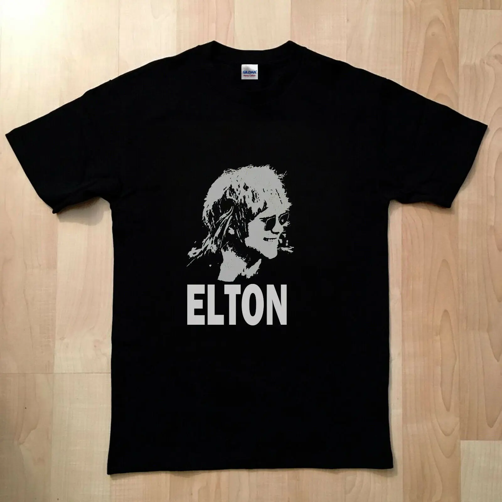 Винтажная Футболка 1973 г. Elton John Concert Tour Reprint 70's размер S 3XL футболка с принтом